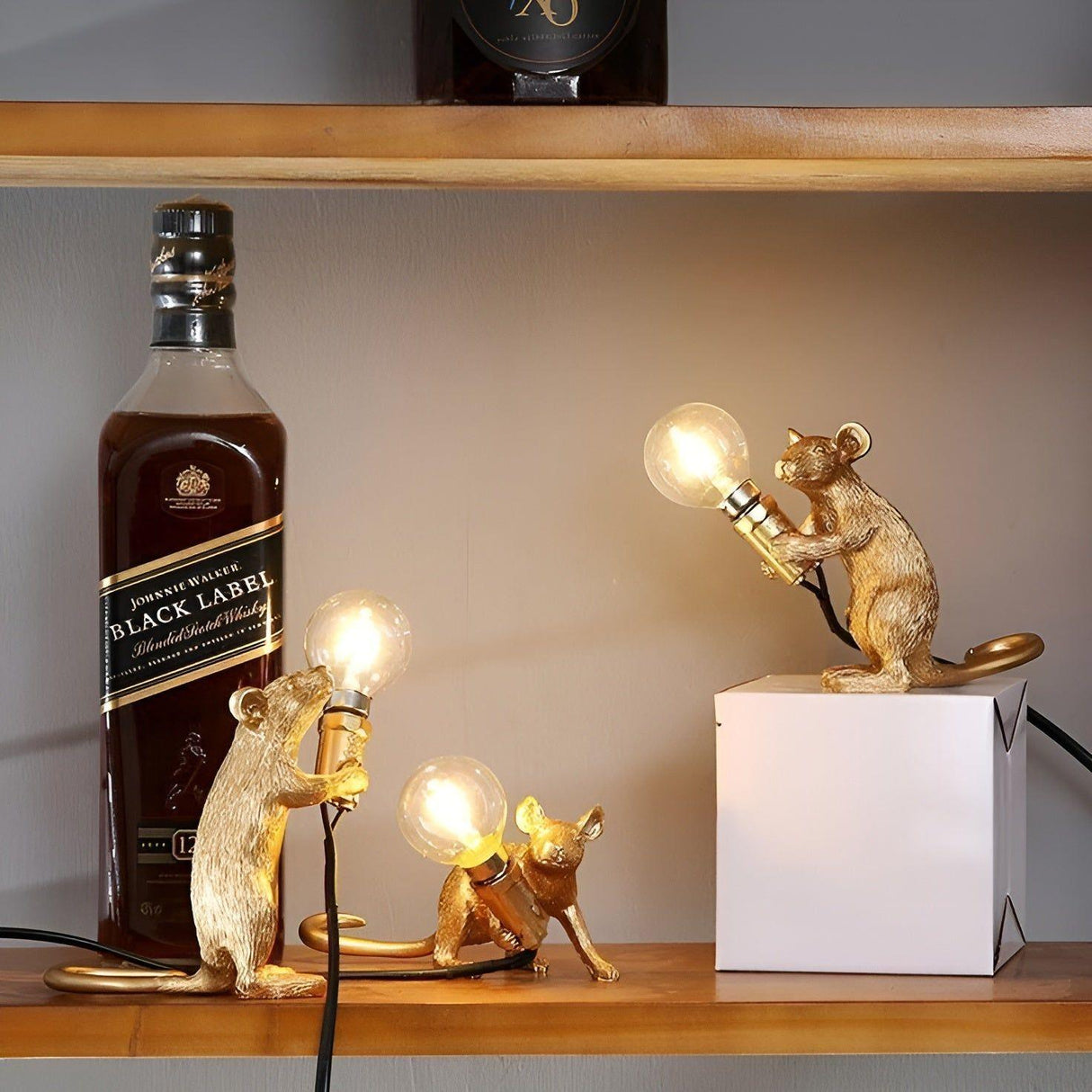 MouseSparkle Lampa - Mouse LED Borddekoration för Hemmet Carvallo