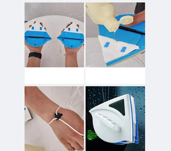 Fönsterputsare med magnetisk dubbelsidig design Carvallo