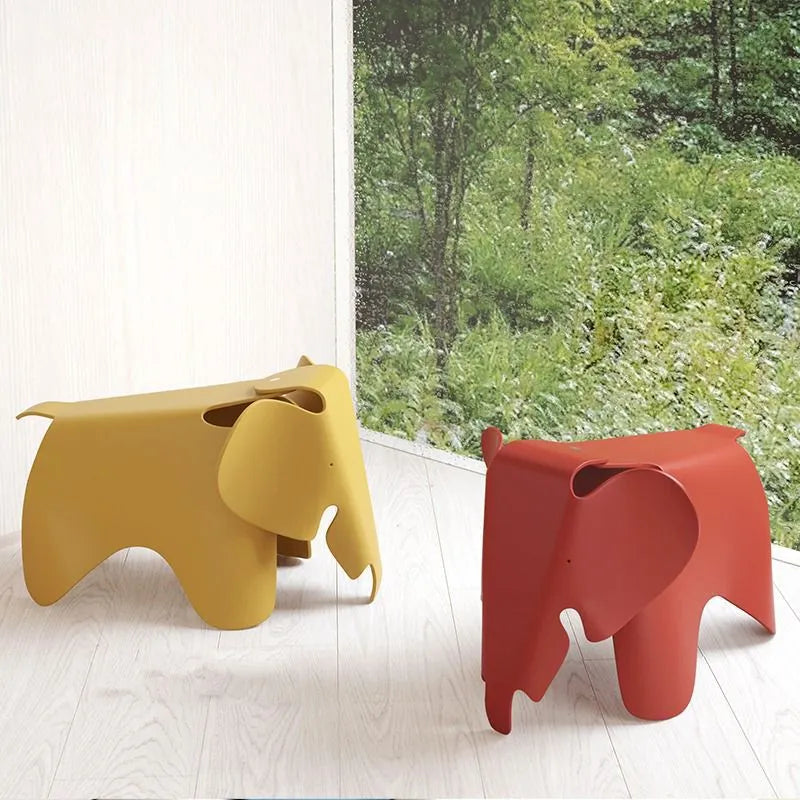 Modern Origami Elephant Puf Ottoman för stilfull heminredning Carvallo