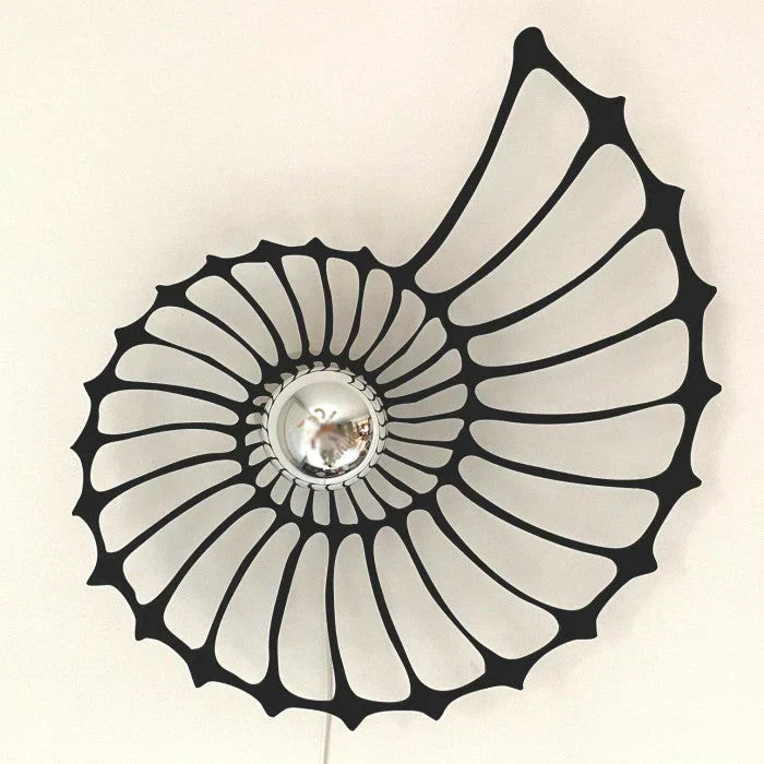 ShellShine - Skalmotiv vägglampa med mjukt ljus Carvallo