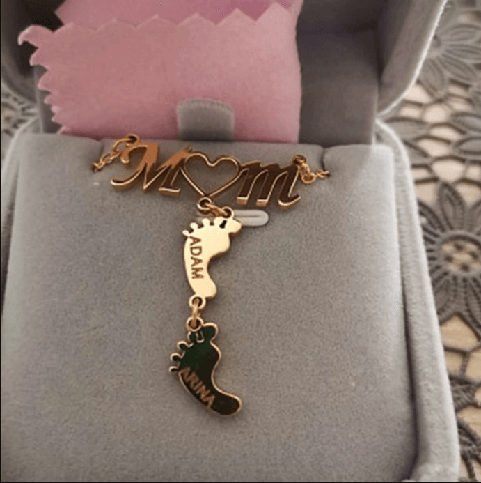 Baby Feet Mom Halsband Bellasverige