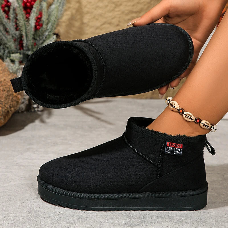 Frostea - Slip-on Mockaboots för Damer Bekväma och Snygga för Kallt Väder-Vinterskor-BB-Hemnix
