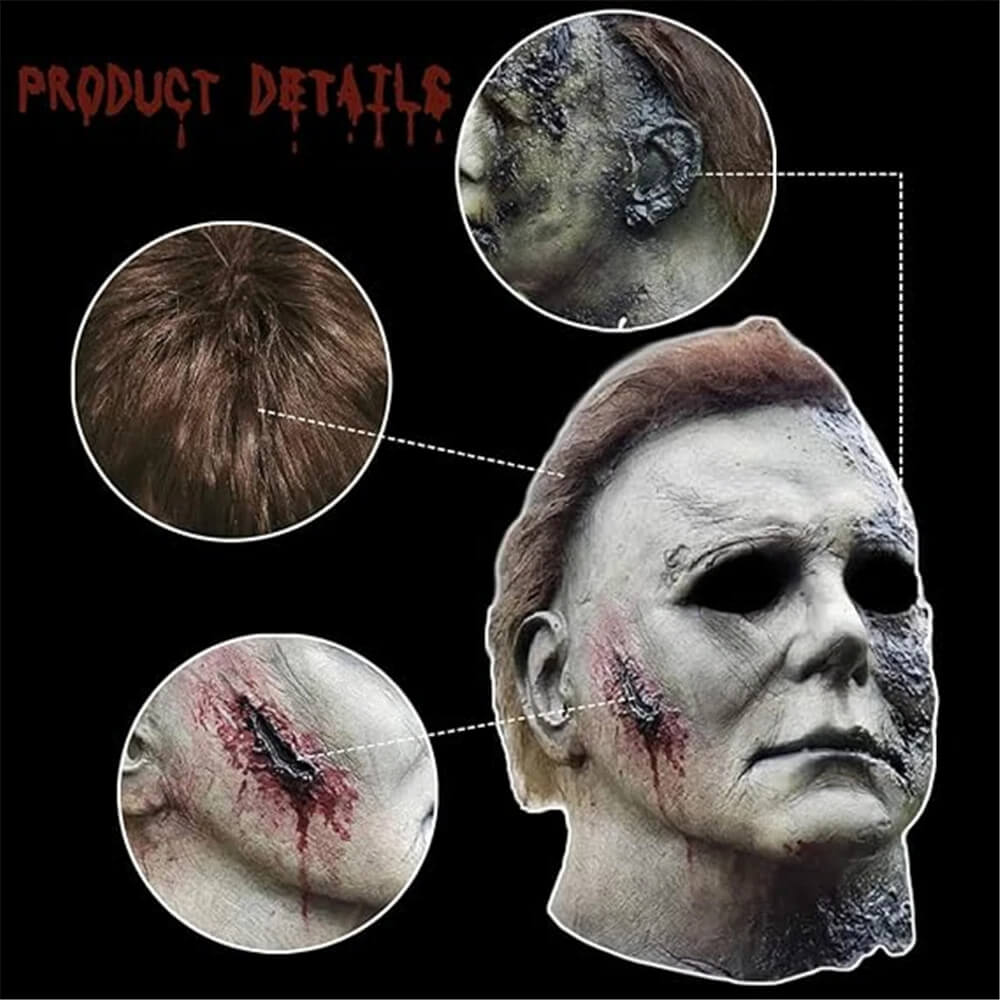 Halloween Michael Myers Mask – Skräckmask för Halloween och Cosplay-halloween-BB-Hemnix