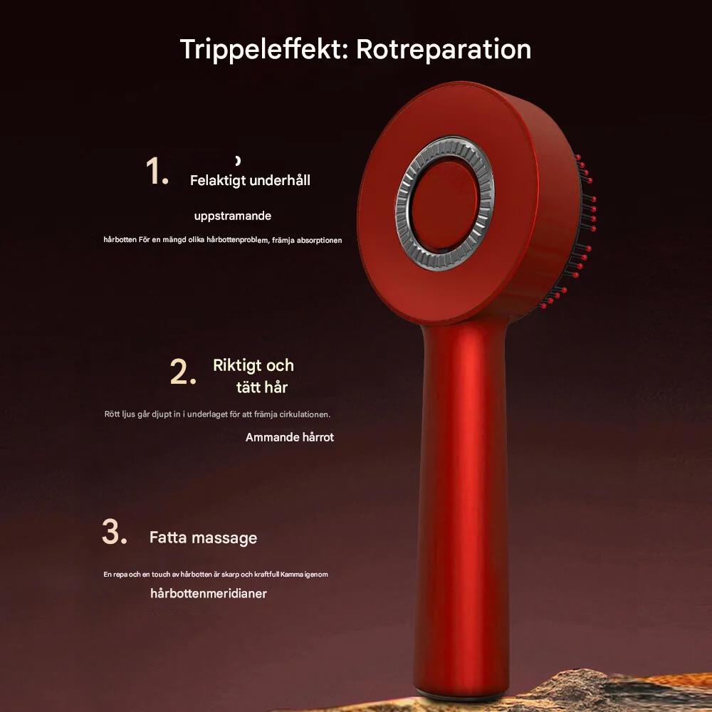 Elektrisk Massagekam Med Röd Ljusterapi – Med Oljedispenser-Massagekam-BB-Hemnix