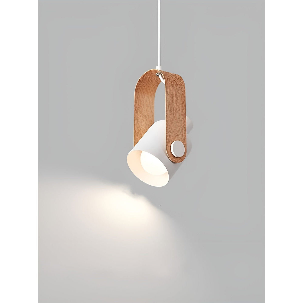 LumiCraft Light – Nordisk LED-hänglampa i trä Carvallo