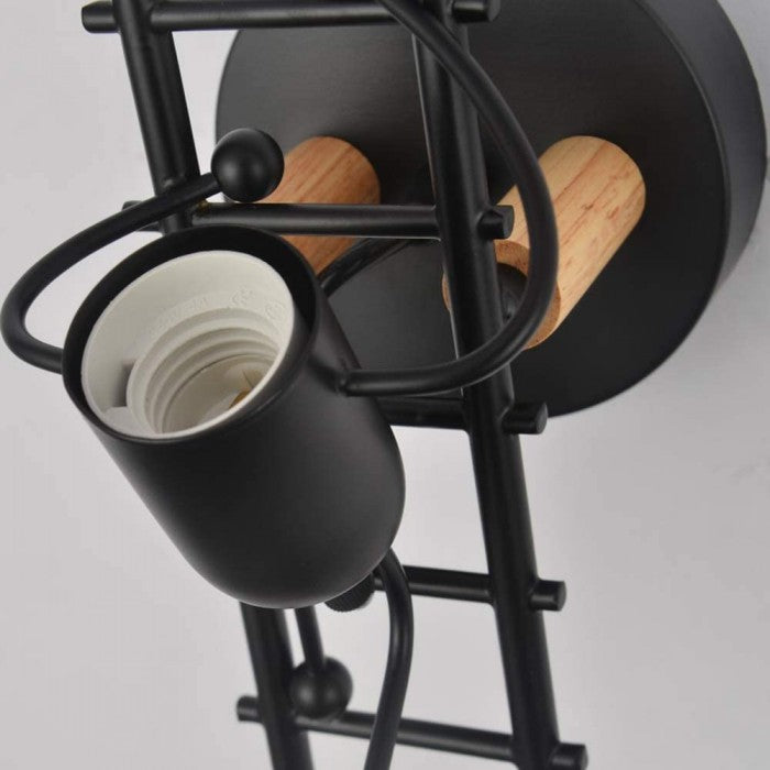 RetroBeam – Elegant Retro Vägglampa för Personligt Anpassad Hem Décor Carvallo