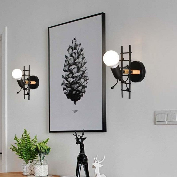 RetroBeam – Elegant Retro Vägglampa för Personligt Anpassad Hem Décor Carvallo