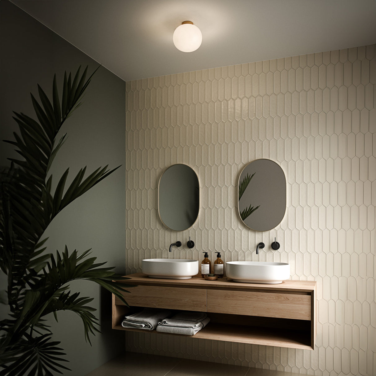 Luxora Alton Taklampa Modern Glas Skärm Armatur Carvallo