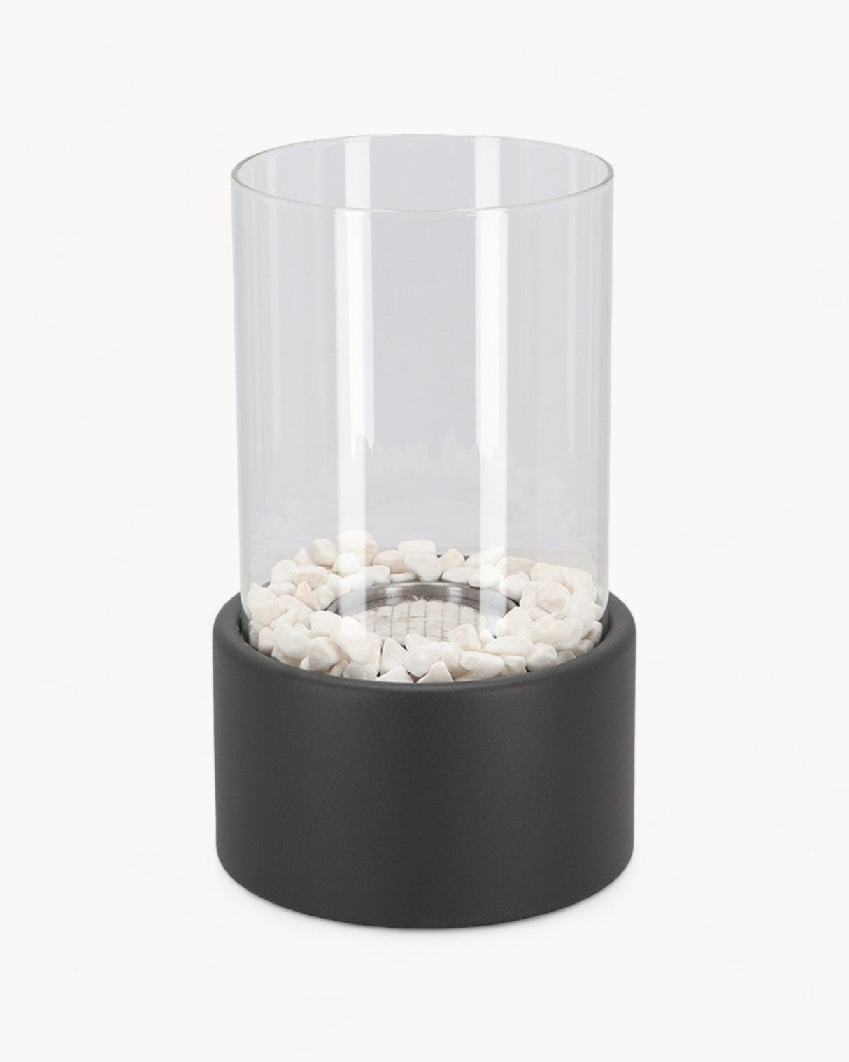 Carvallo – Elegant Oljelampa av Metall och Glas med Öppen Låga Carvallo