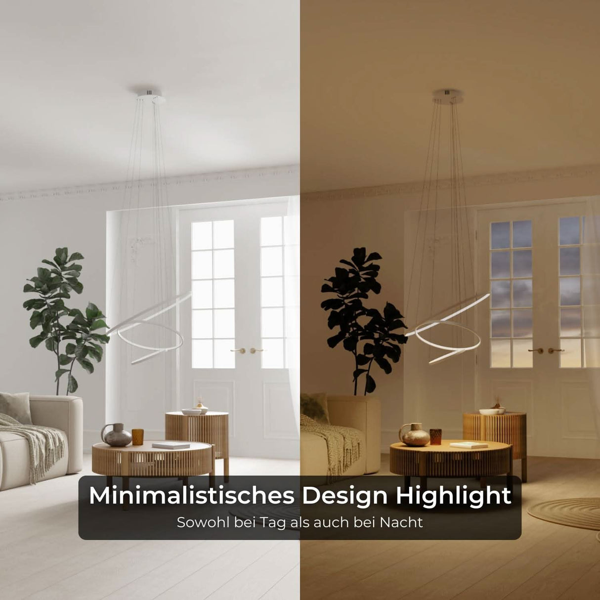 Omeva Designer Ring Pendellampa Carvallo