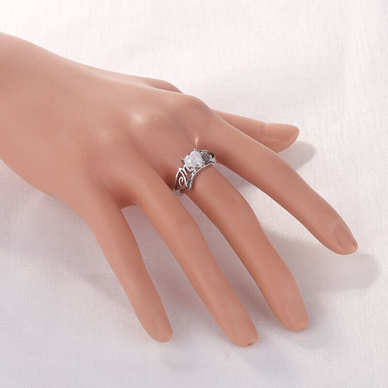Mamma hjärta opal ring-Jewelry for women-Hemnix-Hemnix