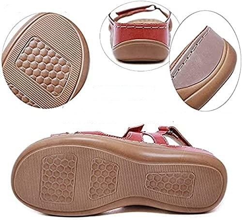 Sandaler med platt tå och kardborreband-Shoes for Women-Bellasverige-Hemnix