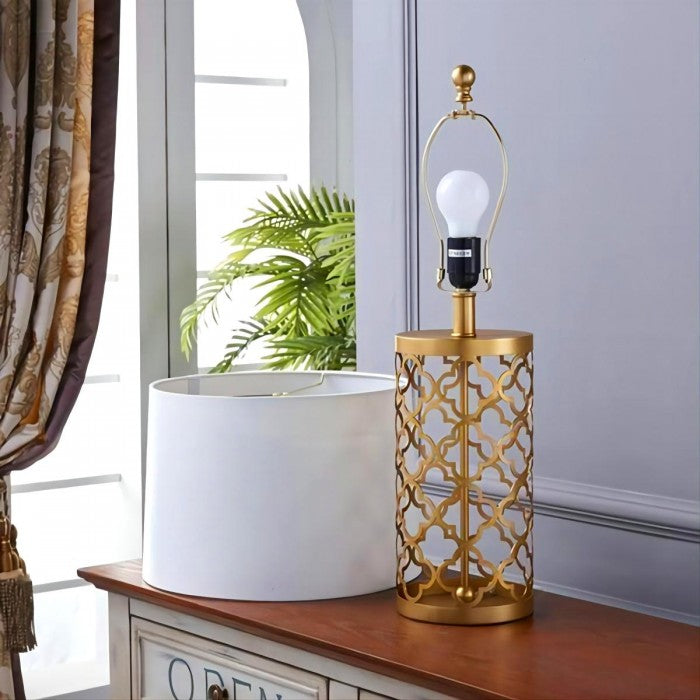 OpalGlow - Elegant Genombruten Bordslampa för Raffinerade Rum Carvallo