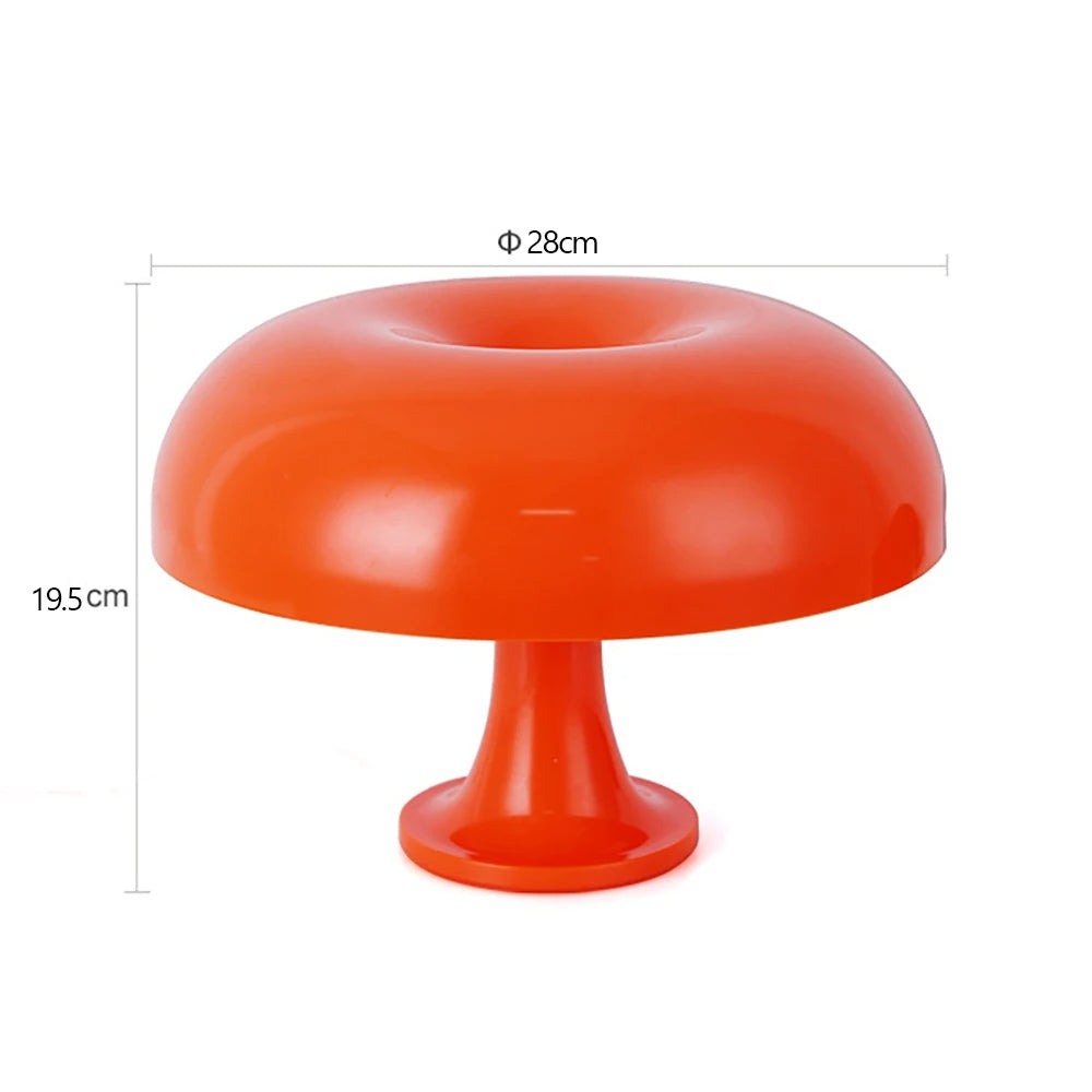 Orange Mushroom Lamp | Tidlös Dekor Carvallo