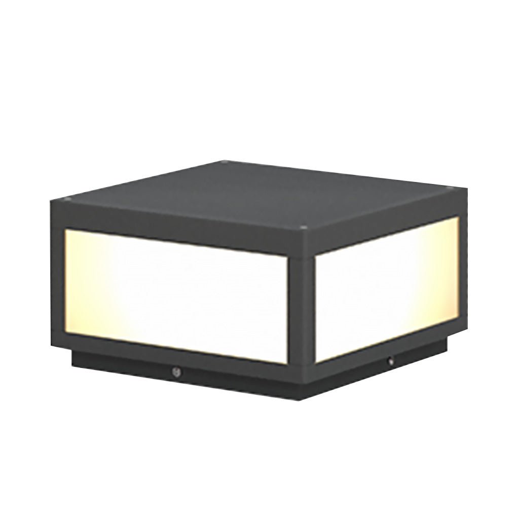 Solar Black Utomhus LED Stolplykta Carvallo
