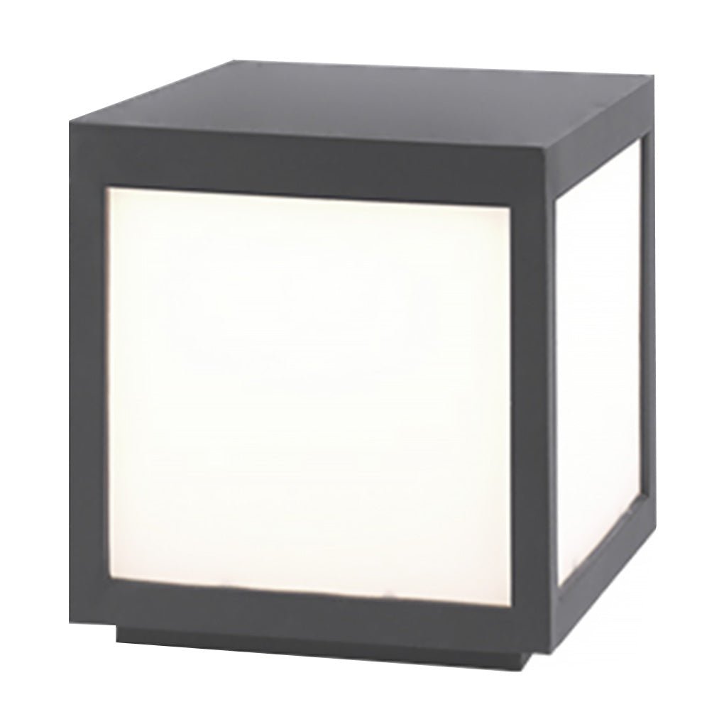 Solar Black Utomhus LED Stolplykta Carvallo