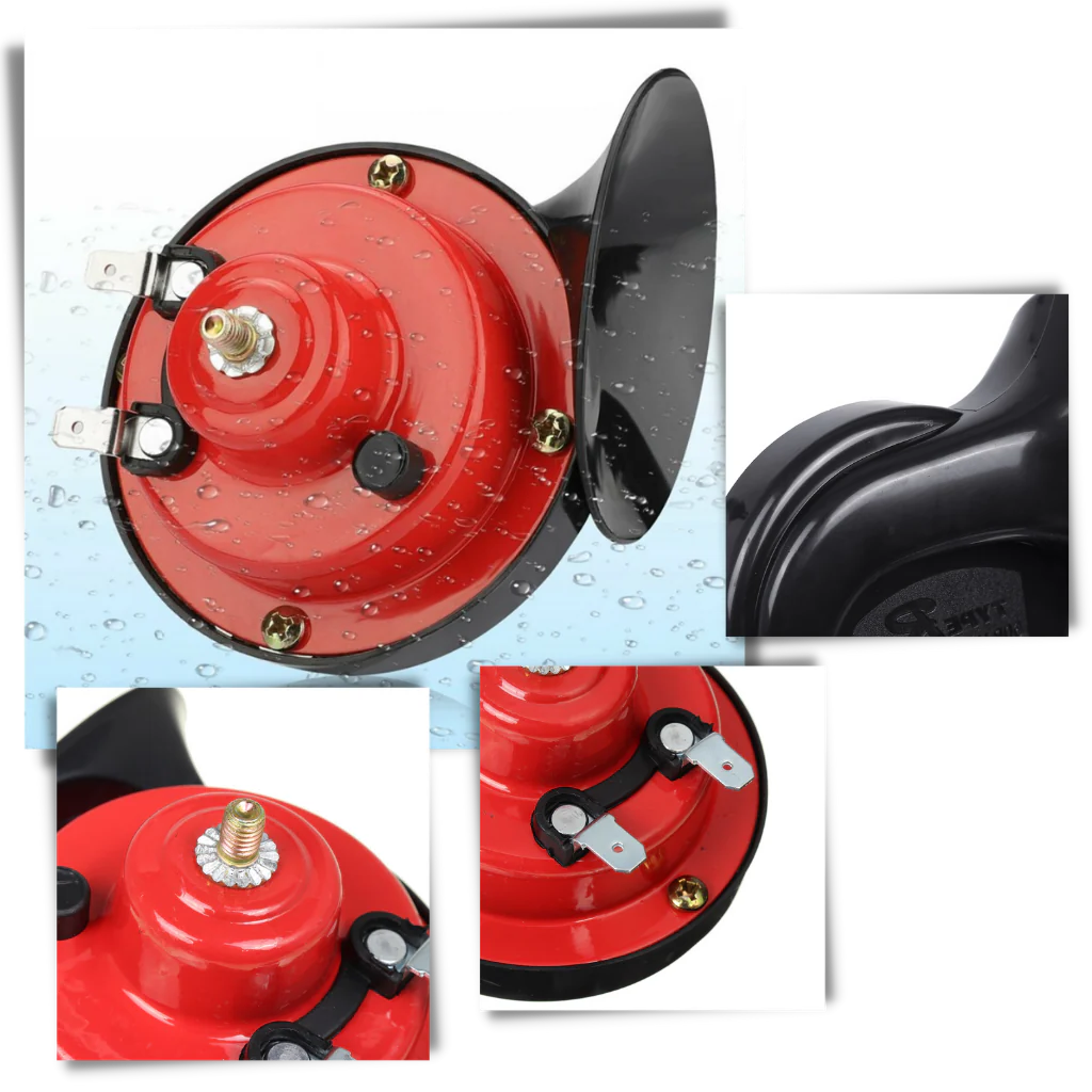 Luxora Kraftfulla Lastbilshorn för Bilar Högt 300dB Snigelhorn Carvallo