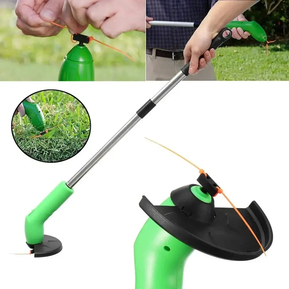 RoyallureCordless Mini Weed Trimmer – Lättviktig, Tyst, Enhandse Precision för Gräs & Kanter Carvallo