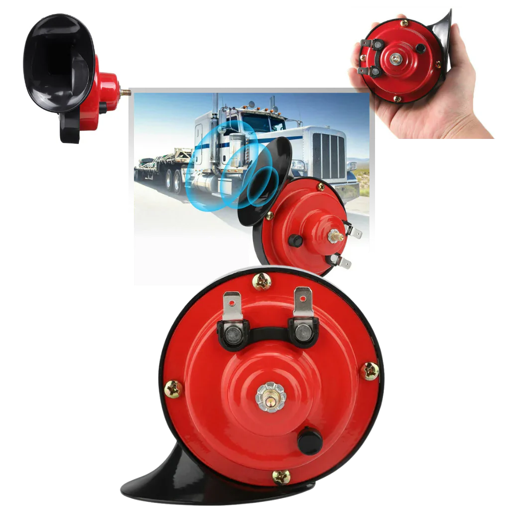 Luxora Kraftfulla Lastbilshorn för Bilar Högt 300dB Snigelhorn Carvallo