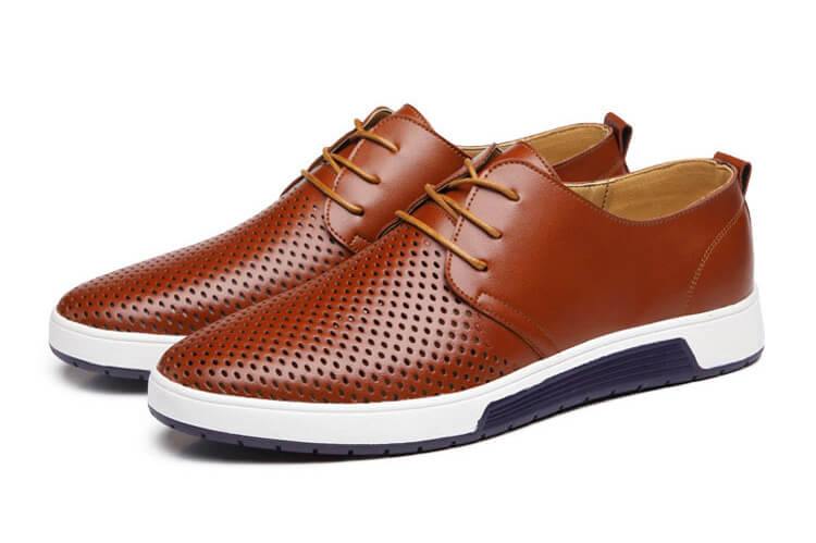 Oxford Läder Casual Skor-Shoes for Men-Bellasverige-Hemnix