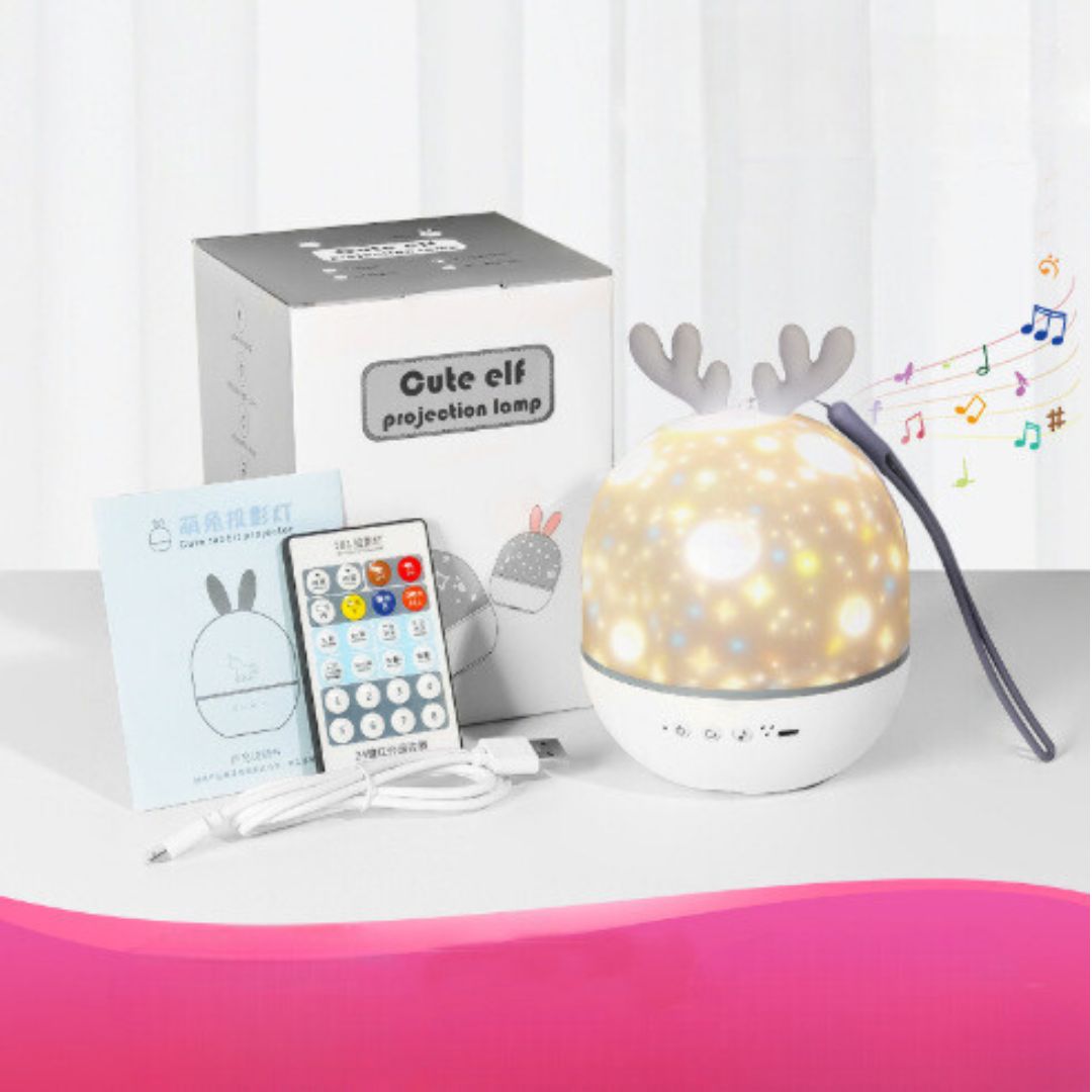 Magisk barnrumslampa med stjärneffekt Carvallo