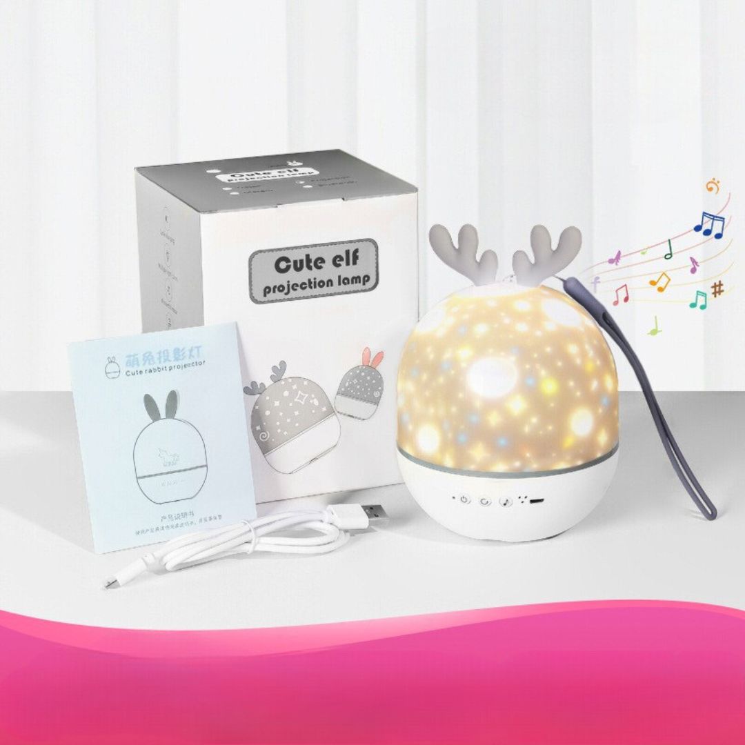 Magisk barnrumslampa med stjärneffekt Carvallo