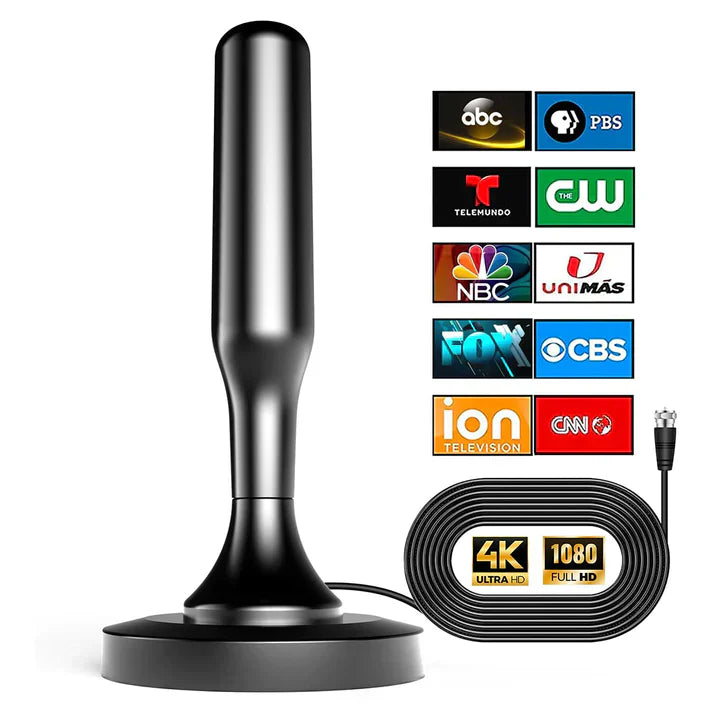 Royaleva HDTV 4K Magnetisk Digital Antenn 300 Miles Räckvidd Carvallo