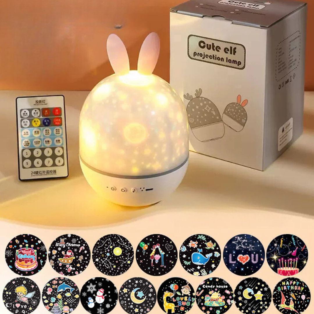 Magisk barnrumslampa med stjärneffekt Carvallo