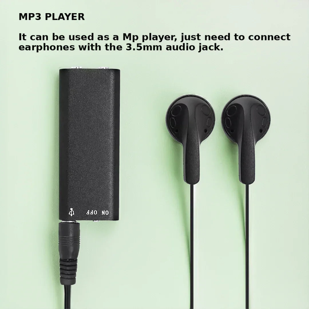 Royaleva Mini Röstaktiverad Inspelare med 32GB Lagring Carvallo