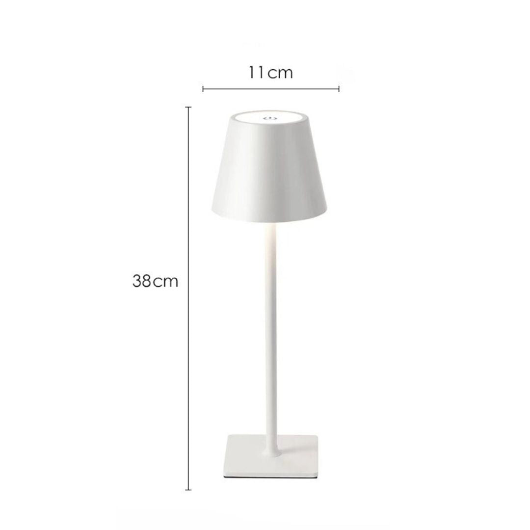 Elegant LED-bordslampa med batteri Carvallo