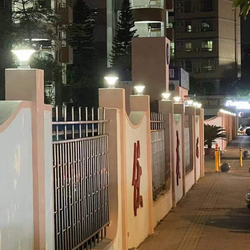 Solär Pelarlampa med Väderbeständig Konstruktion Carvallo