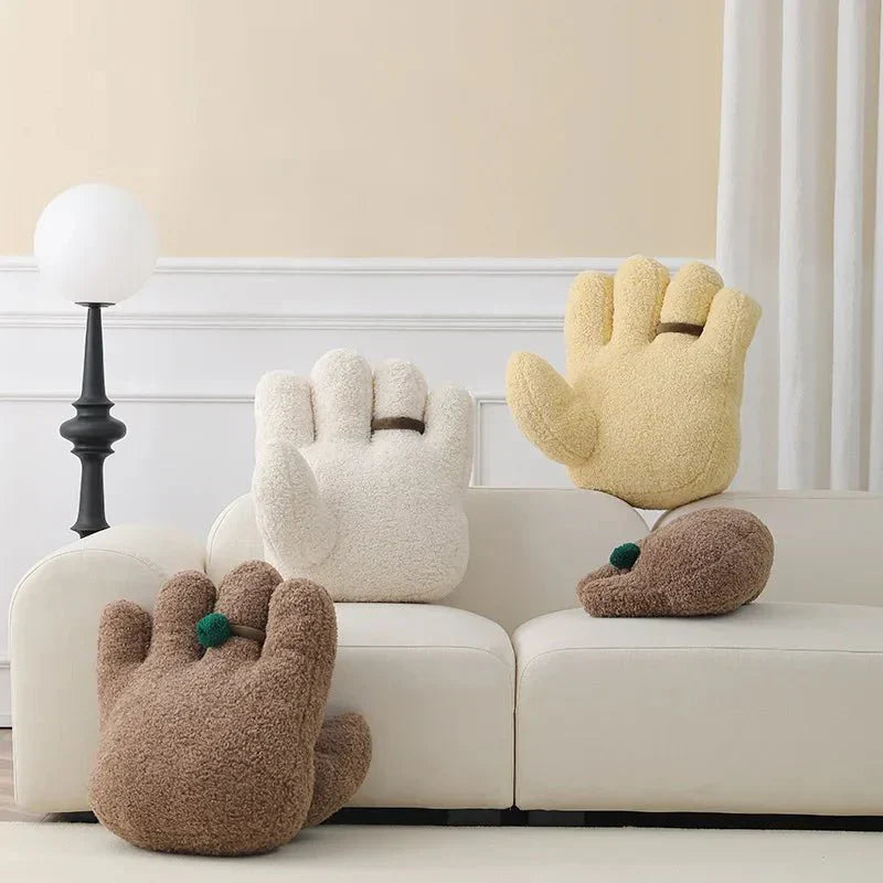 Palmformad Hemkudde - Mjuk Bomullspläd Dekor Carvallo