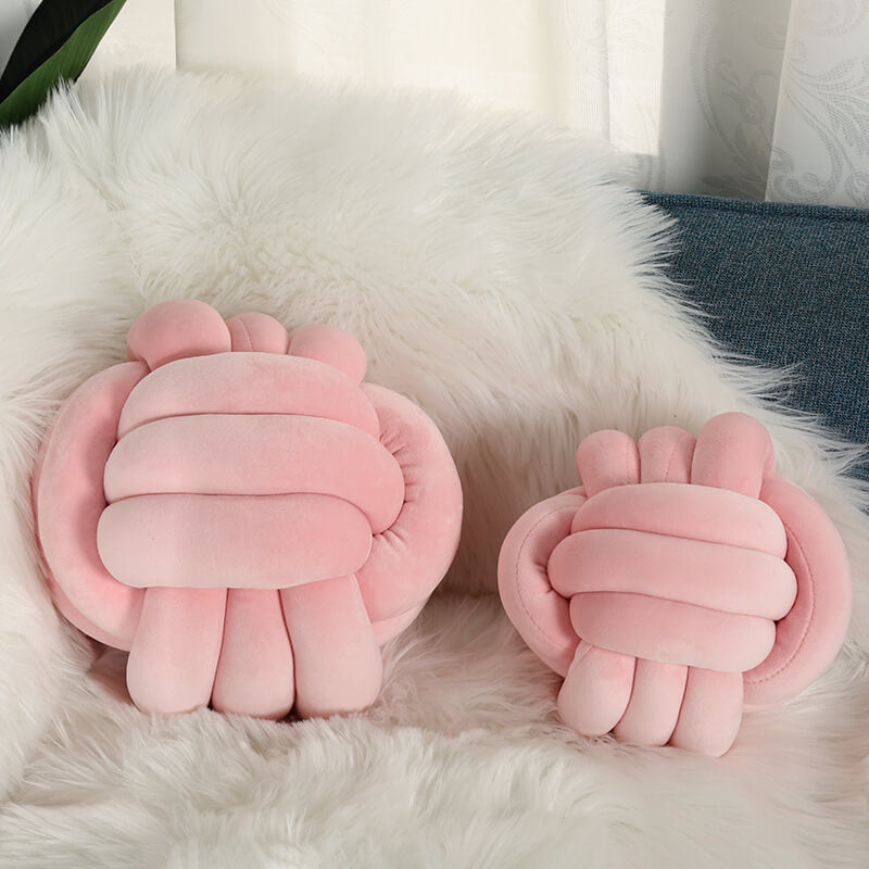 Carvallo - Dekorativ knotkudde med mjukt kudddesign för mysig inredning Carvallo