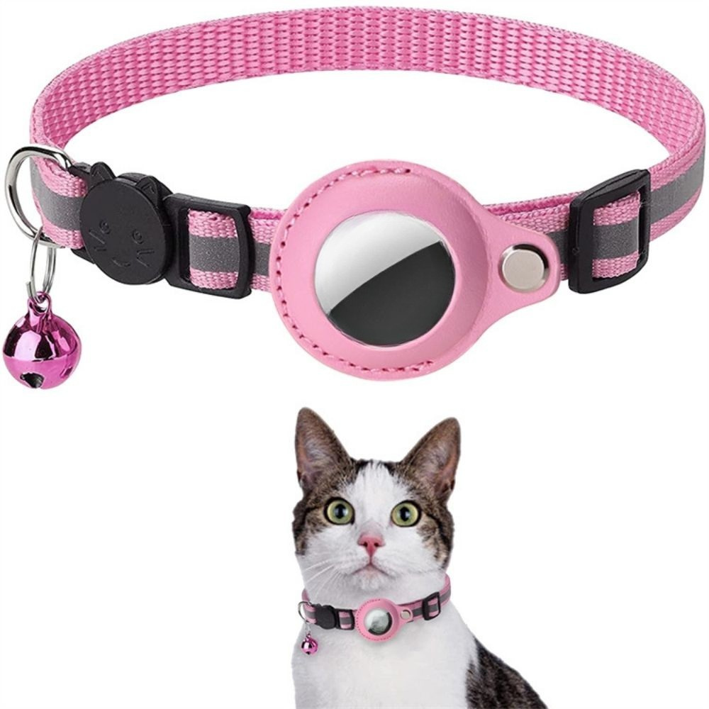 Katt Halsband Nylon Reflekterande GPS Tracker Rem Carvallo