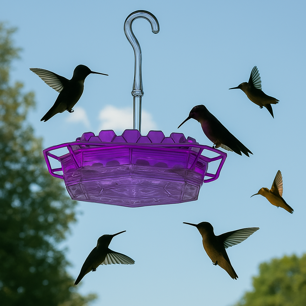 Kolibri Matare Röd Plast Hängande Fågelmatare Carvallo