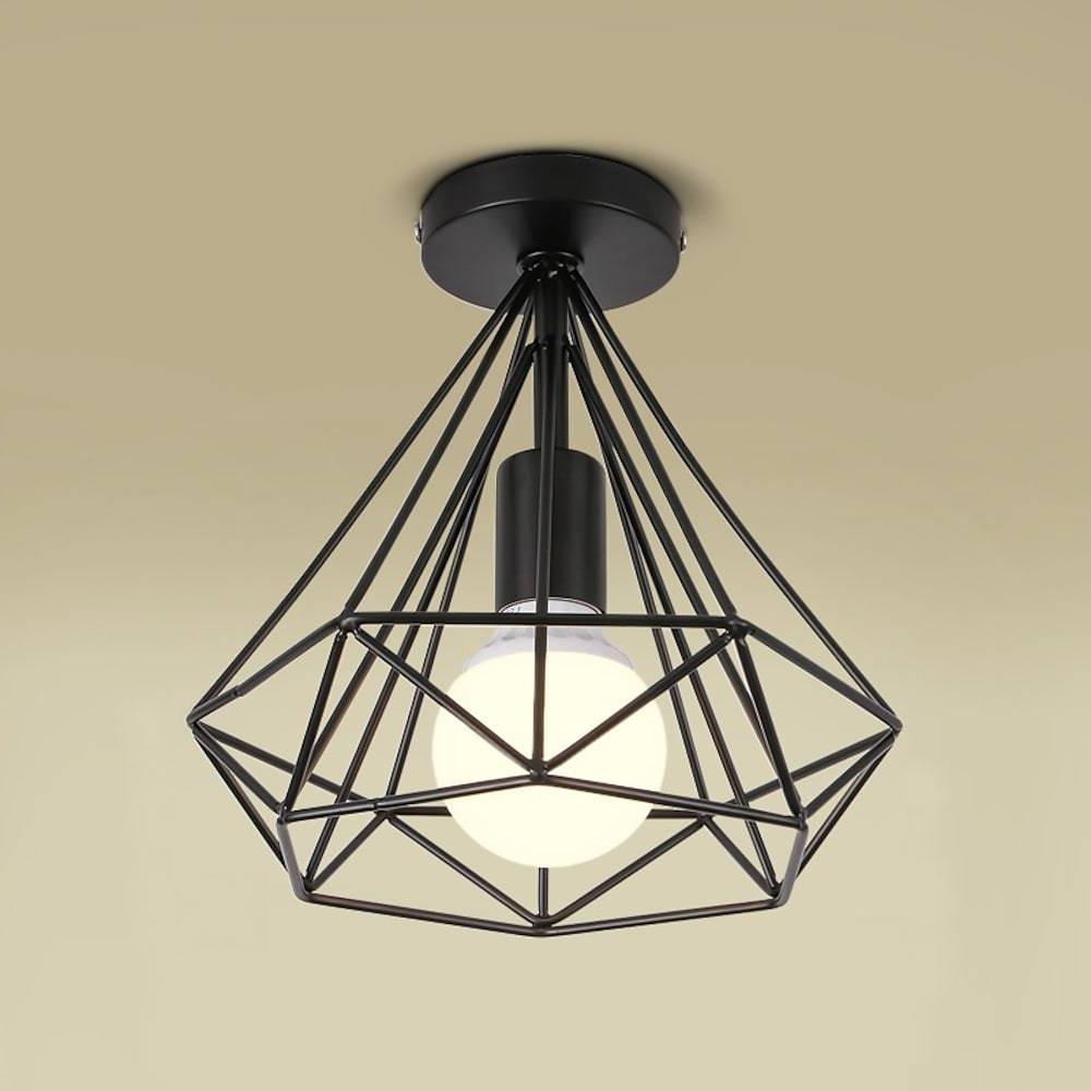 1-Ljus Mini Metall Geometrisk LED Retro Taklampa Carvallo