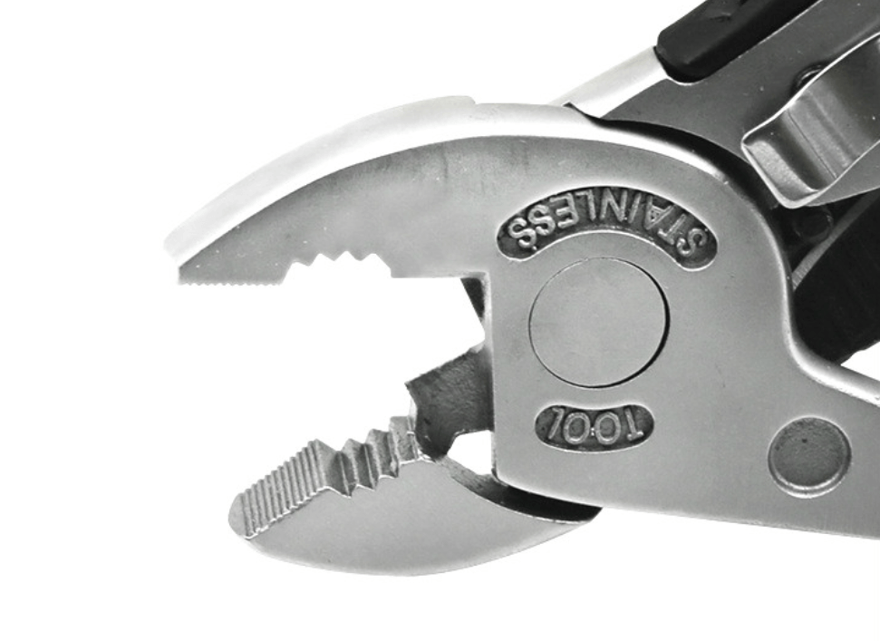 Carvallo SteelMate 9-i-1 | Kompakt & Robust | Rostfritt stål | Inkl. Nylonfodral Carvallo