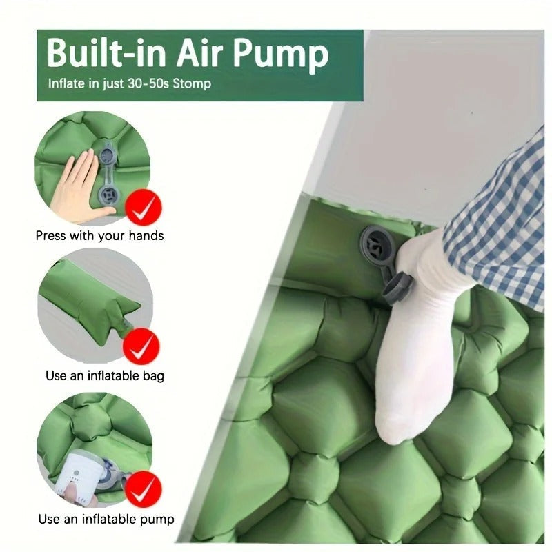 Campingmadrass Luftmadrass Lättviktig Vattentät Säng Carvallo