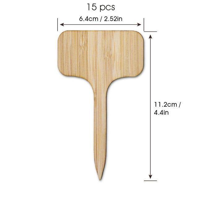 Carvallo – Växtskyltar av bambu för trädgård & dekoration Carvallo