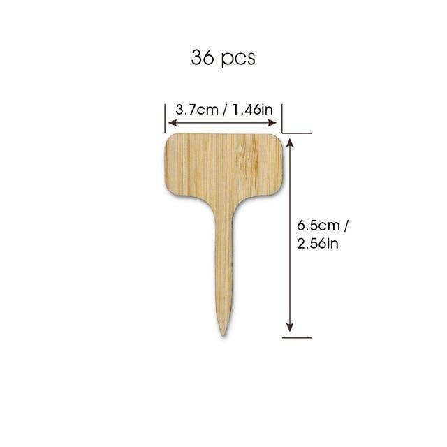 Carvallo – Växtskyltar av bambu för trädgård & dekoration Carvallo