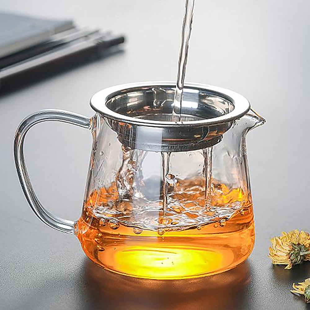 Enkelkopp Glas Teapot – Modern Löst Blad Te Maker Carvallo