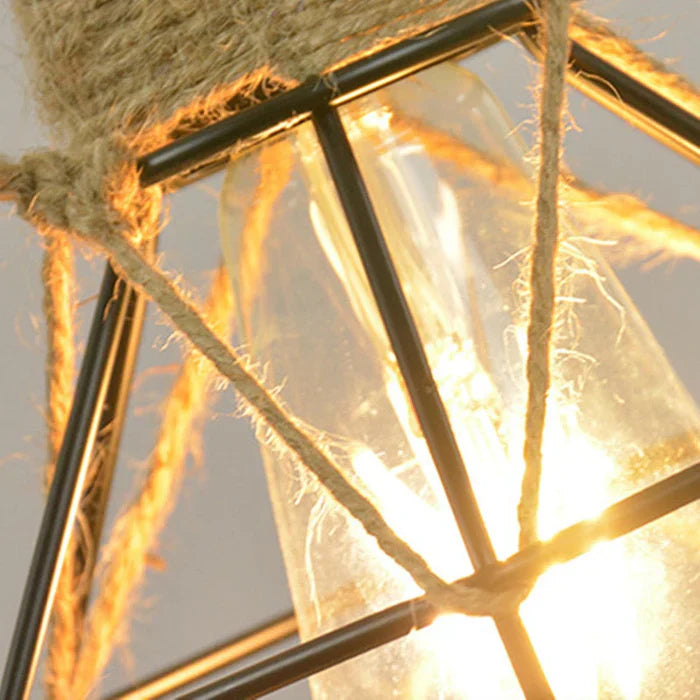 RusticGlow - Vintage Reb Pendellampa för hygglig stämning Carvallo