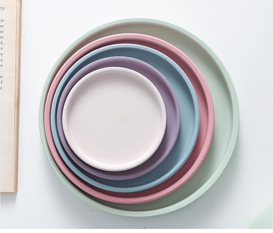 Royaleva All The Bright Colors Planter with Saucer Set Carvallo