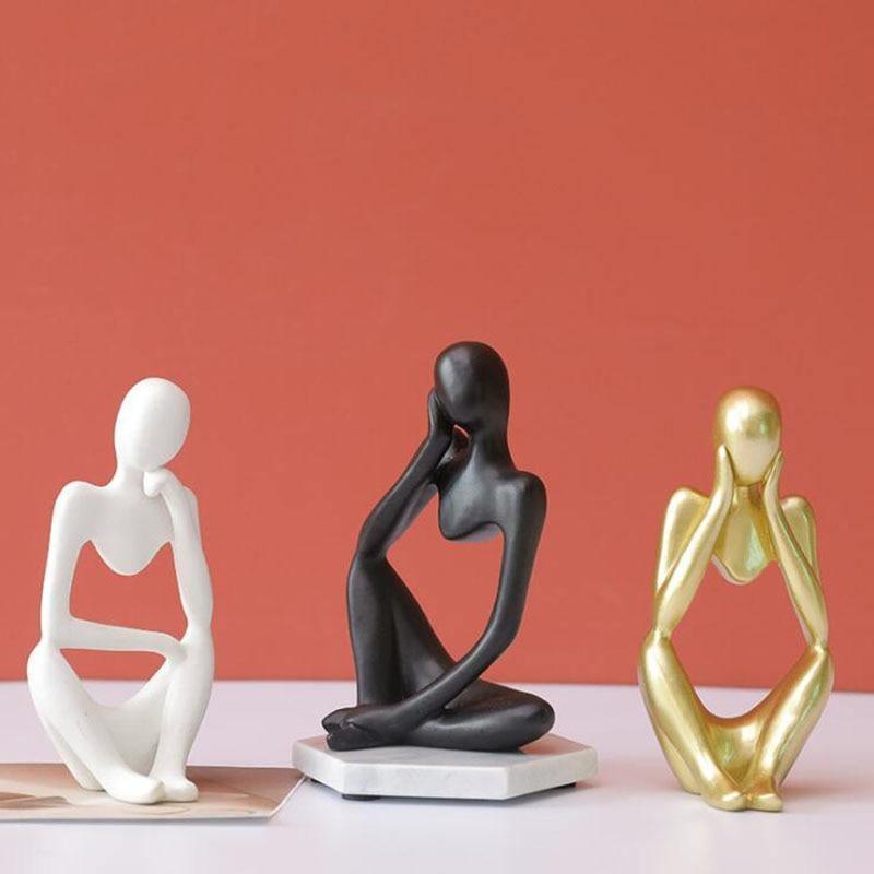Carvallo – Minimalist Tänker Skulptur med Modern Elegans Carvallo