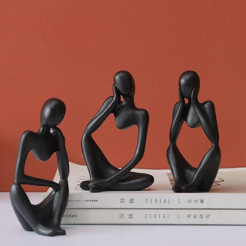 Carvallo – Minimalist Tänker Skulptur med Modern Elegans Carvallo