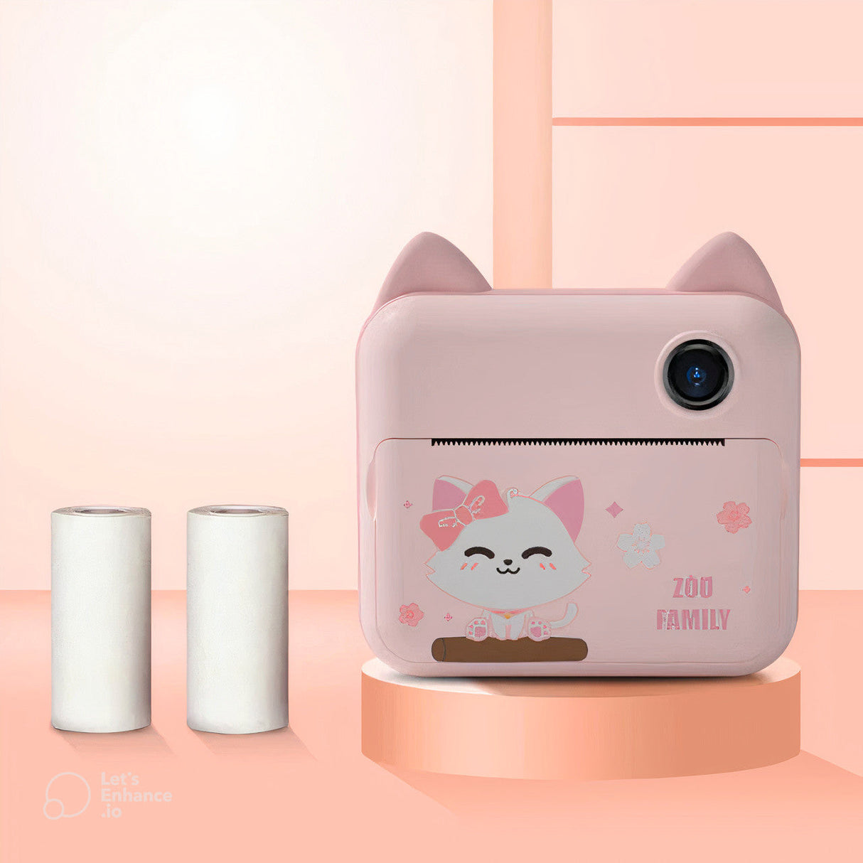 Barnkamera med direktutskrift – HD digital leksakskamera med inbyggd fotoskrivare MILA Sverige