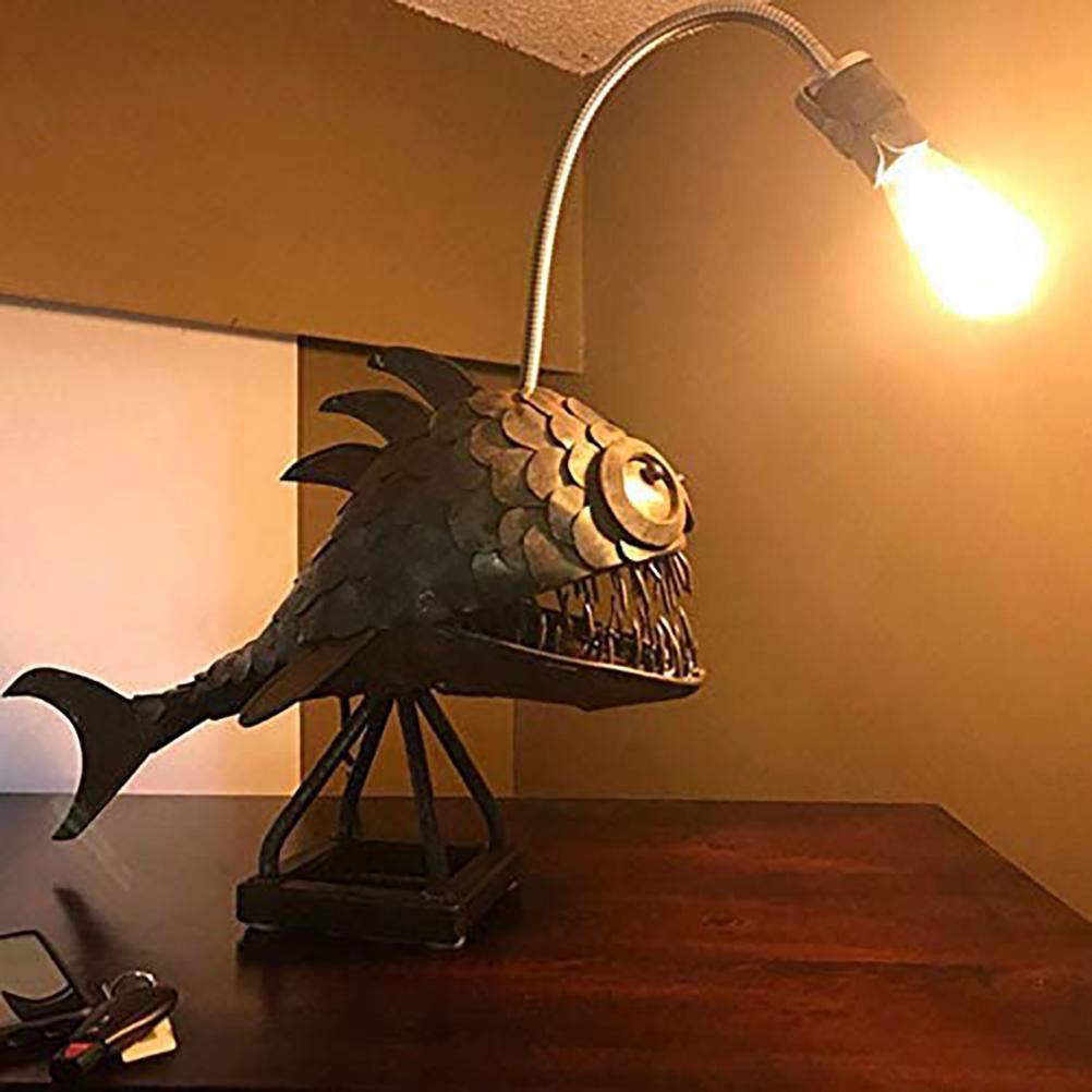 Royallure Angler Fish Lamp – USB Driven LED Nattlampa för Eccentrisk Heminredning Carvallo