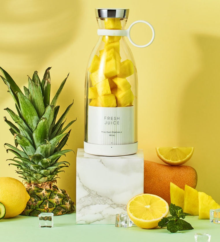 Bärbar Elektrisk Fruktjuicer Blandare Flaska USB Laddning Carvallo