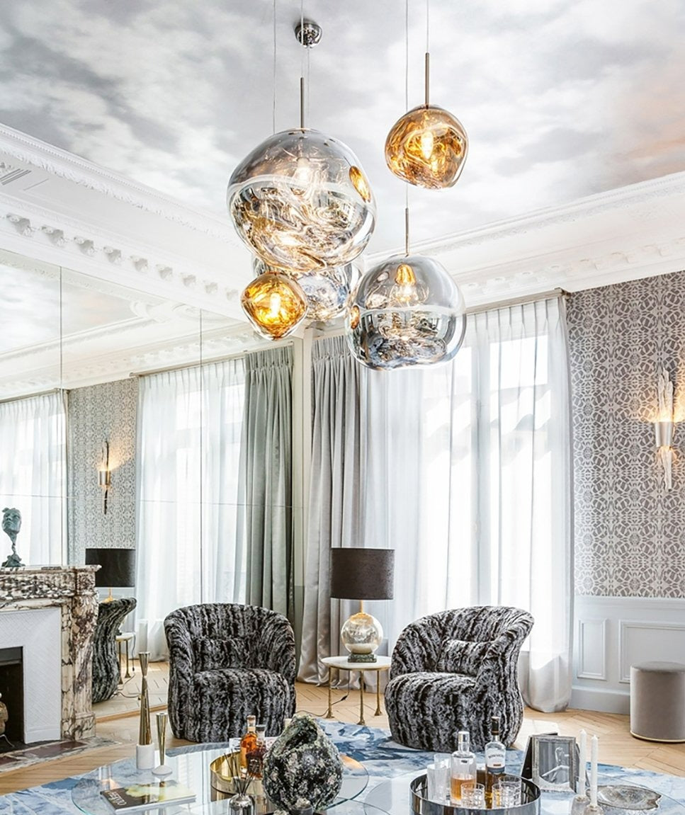 Ljusande Stilla Färgglada Taklampor Carvallo