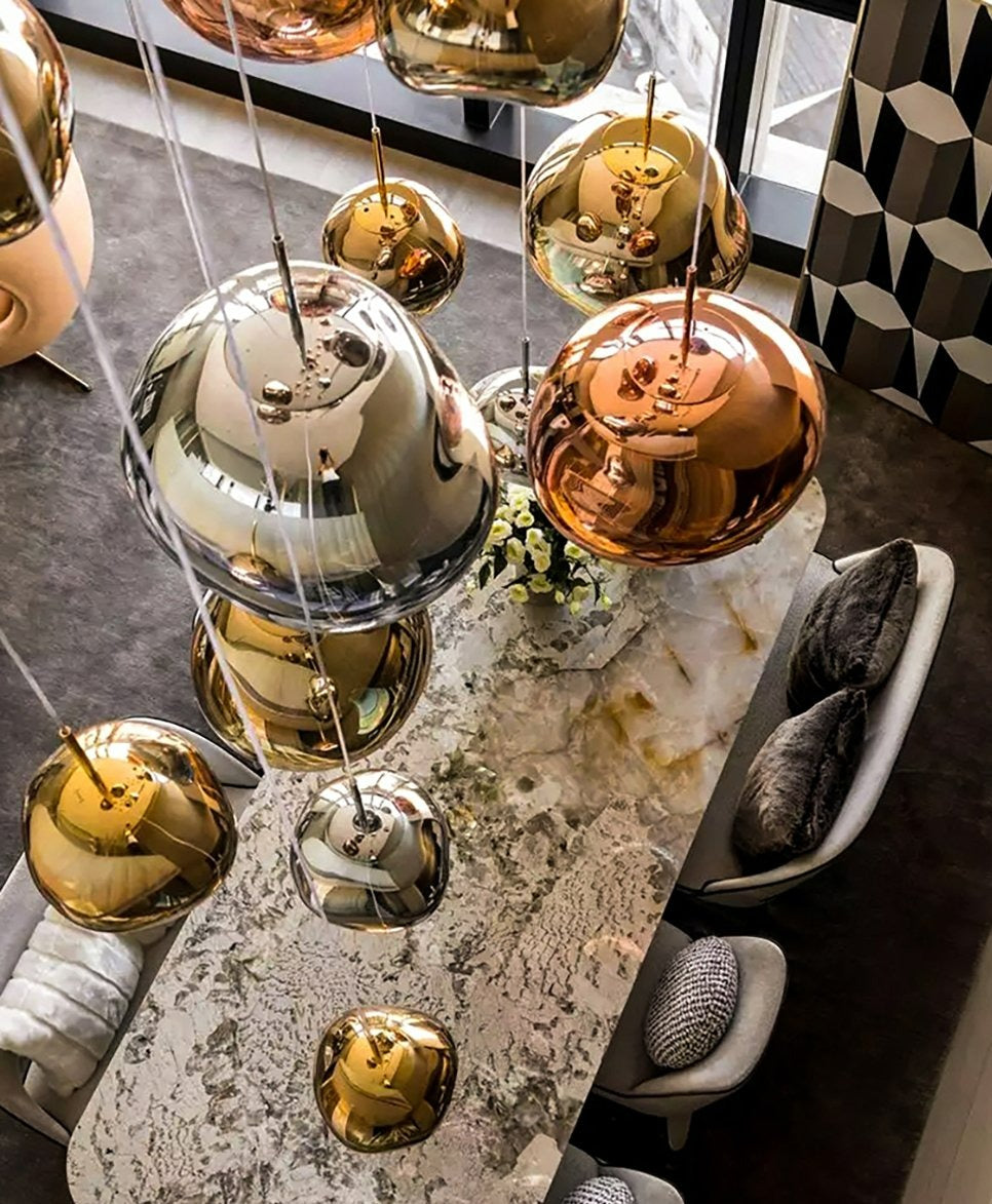 Ljusande Stilla Färgglada Taklampor Carvallo